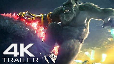 GODZILLA X KONG King Kong Rides Godzilla Trailer 2024 The New