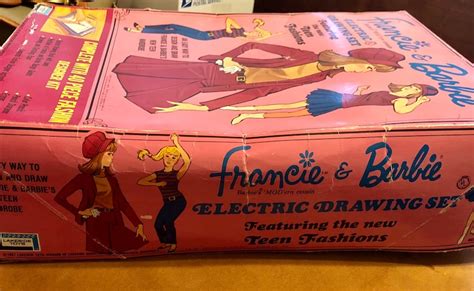 Francie Barbie Electric Drawing Set Vtg Etsy