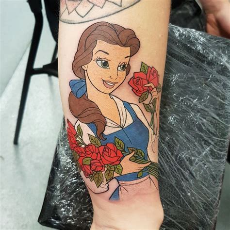 Disney Belle Beauty And The Beast Tattoo