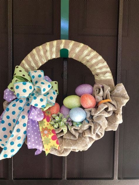 Easter Basket Wreaths In 2021 Basket Wreath Wreaths Easter Baskets