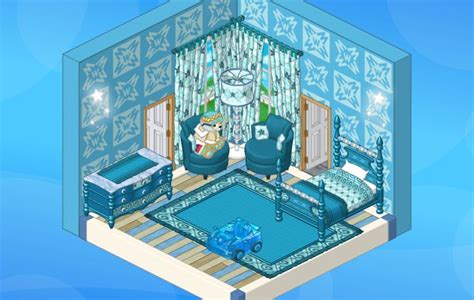 Small Blue Bedroom Sfup Webkinz