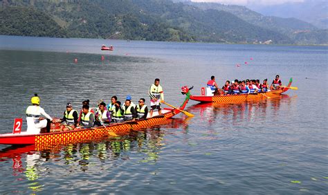 पोखरामा ‘ड्रागन बोट रेस महोत्सव