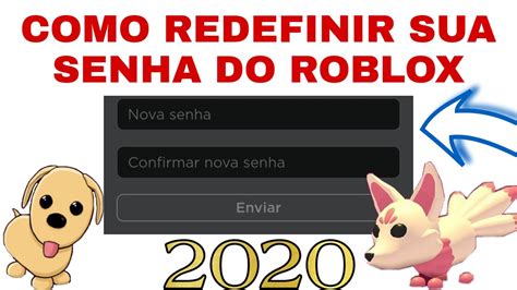 Como Recuperar Sua Conta Do Roblox Pc Celular 2020 Atualizado YouTube