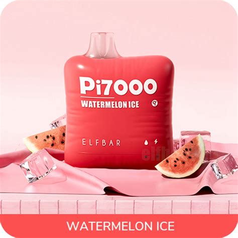 ELF BAR PI7000 Disposable Watermelon Ice 7000 Soffi 500 MAh Elfbar