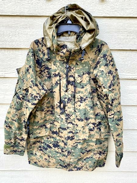 Genuine Usmc Gen II Apecs Gore Tex Digital Marpat Cold Weather Parka