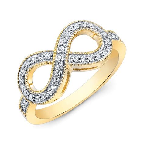 Coby Madison Yellow Gold Infinity Ring