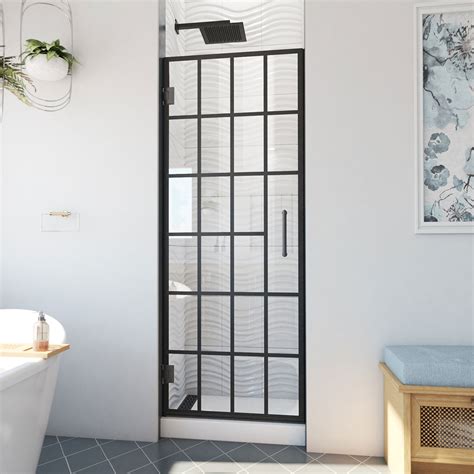 Dreamline Unidoor Toulon 24 In W X 72 In H Frameless Hinged Shower