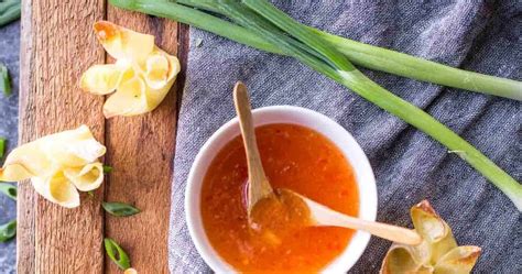 Baked Crab Rangoon With Pineapple Dipping Sauce Punchfork