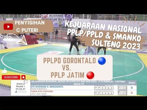 Penyisihan C Puteri Kejurnas Pplp Ppld Smankor Pencak Silat Pplp