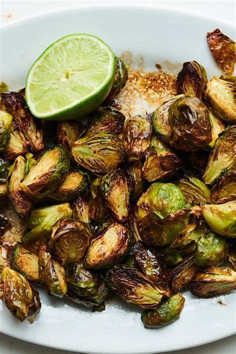 Air Fryer Brussels Sprouts With Garlic Balsamic And Soy Recipe