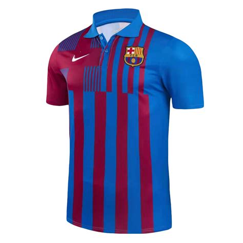 Polo De Fútbol Barcelona 202122 Playeras De Futbol