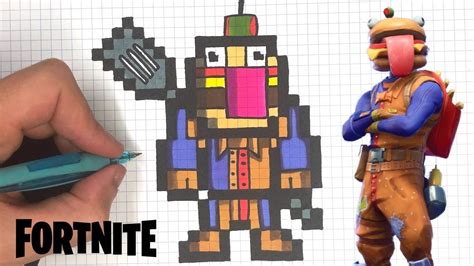 Como Dibujar Fortnite Pixel Art Images