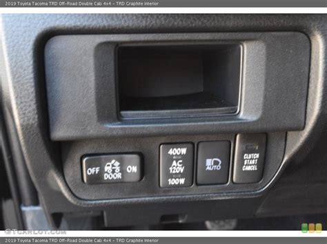 Trd Graphite Interior Controls For The 2019 Toyota Tacoma Trd Off Road Double Cab 4x4 129640316