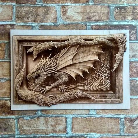 Dragon Wall Art Etsy