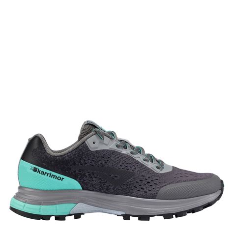 Karrimor Tempo Trail Ladies Running Shoes Grå Mint SportsDirect