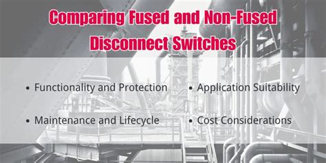 Fused Vs Non Fused Disconnect Switch Whats The Difference Tongou