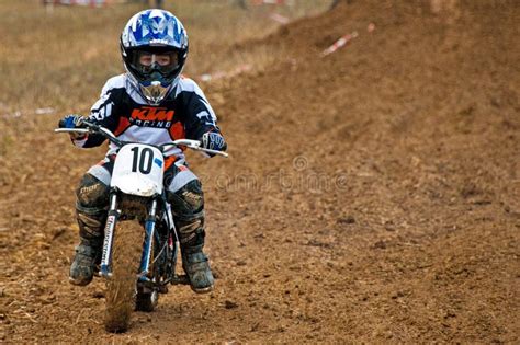 Kids Motocross editorial stock photo. Image of youngsters - 15545248