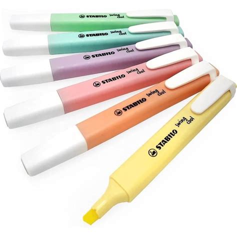 Stabilo Swing Cool Lot De Surligneurs Pastel Mm Couleurs