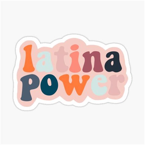 Latina Power Retro Sunset Sticker For Sale By Emilyo Rourke Redbubble