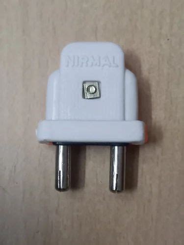 Orange And White Plastic Pin Top Master Plug For Electrical Fitting