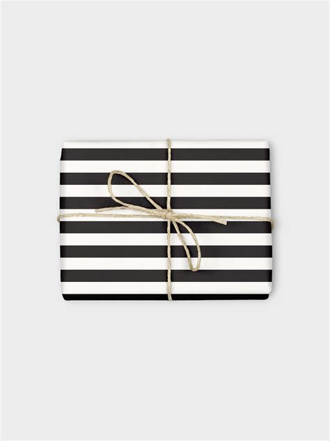 Mellow Works Bold Stripe Wrapping Paper Charm And Gusto Stationery