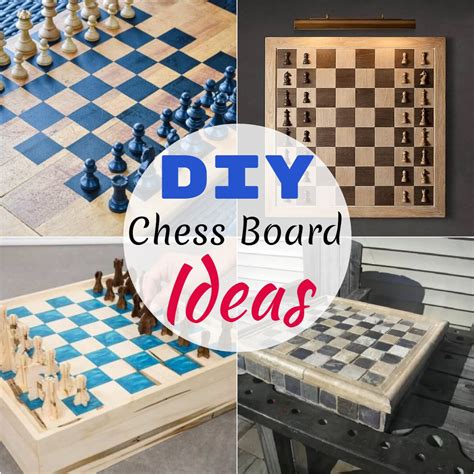 12 DIY Chess Board Ideas For Your Home - DIYnCrafty