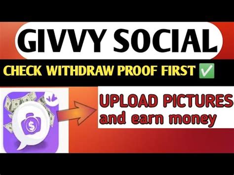 Givvy Social Upload Pictures And Earn Money Givvy Social