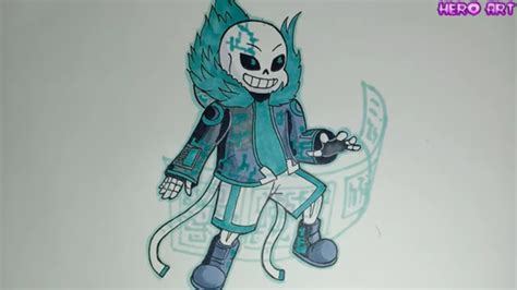 How To Draw Digitale Sans Undertale Au C Ch V Xans K Thu T S Youtube