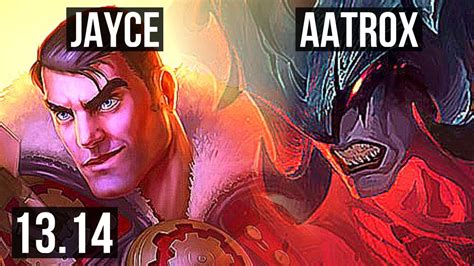 Jayce Vs Aatrox Top 8 0 1 Legendary 300 Games Kr Master 13