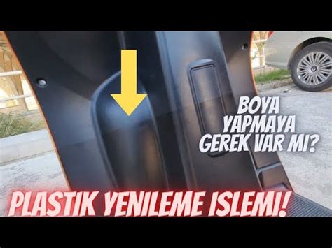 Solmuş Plastik Akşamları Nasıl Yenilenir Motorsiklet Plastik Aksam