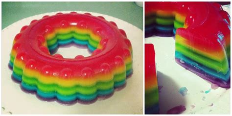 Giggleberry Creations!: Rainbow Jelly Cake!