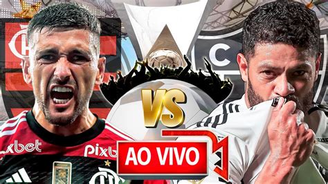 ATLÉTICO X FLAMENGO AO VIVO TRANSMISSÃO JOGO DO GALO IMAGENS