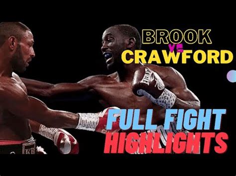 Terrence Crawford Vs Kell Brook Full Fight Highlight 4 Round K O YouTube