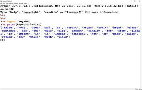 Keywords List In Python Pin On Python If A Statement Is False