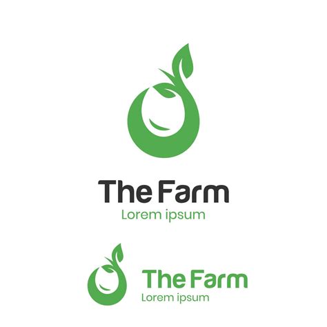 Growth Plant Seeds Logo Design For Organic Farming Farm Icon Symbol