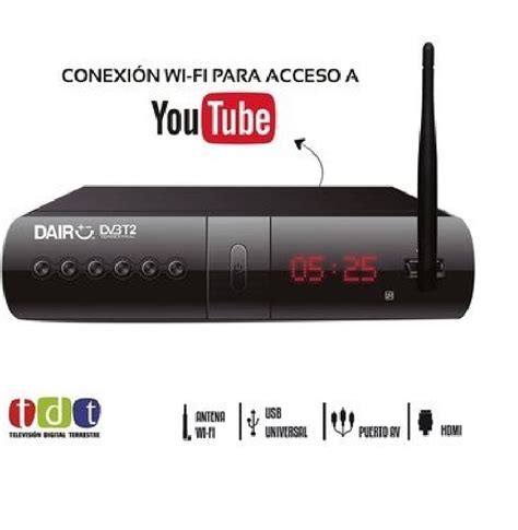 Decodificador Tdt Con Wifi Youtube Antena Wifi Luegopago