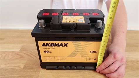 Аккумулятор AKBMAX 60L: обзор аккумулятора - YouTube