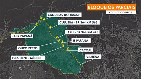 Caminhoneiros Fazem Bloqueio Parcial Em 10 Trechos Da BR 364 E Em