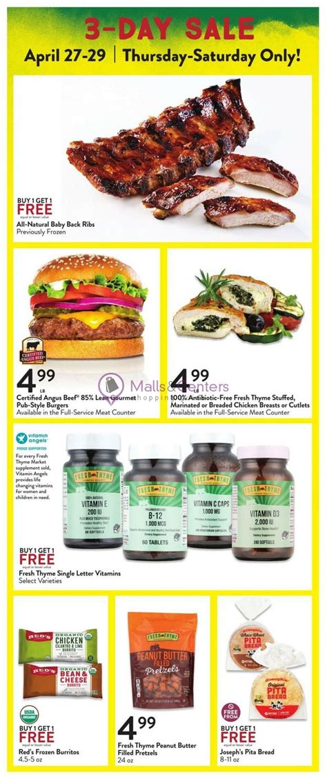 Fresh Thyme Weekly Ad Valid From 04 26 2023 To 05 02 2023 Mallscenters