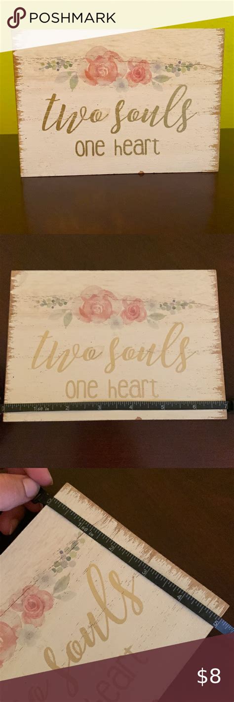 Two Souls One Heart Love Story Decorative Plaque Decorative Plaque