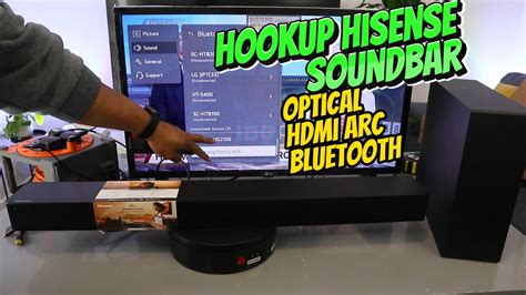 How to Connect Your Hisense Soundbar To TV Using Optical. HDMI ARC and ...