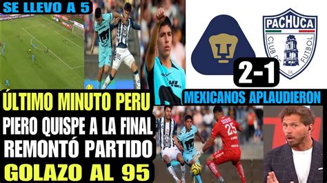 Orgullo Peruano 🚨🇵🇪 Piero Quispe En La Final De La Copa 🏆⚽️ Youtube