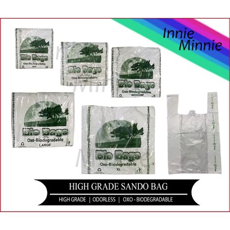 Sando Bag Bio Bags Oxo Biodegradable Shopee Philippines