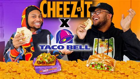 New Cheez It X Taco Bell Taste Test Youtube