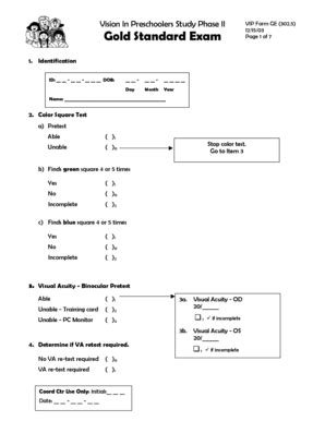 Fillable Online Med Upenn Gold Standard Exam Form1 DOC Med Upenn Fax