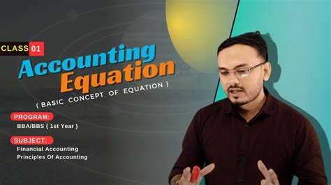 Equation Class 1 Basic Concepts Of Accounting Youtube