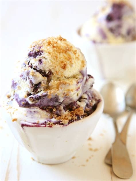 Blueberry Pie Ice Cream - Completely Delicious