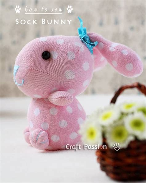 DIY Adorable Sock Bunny