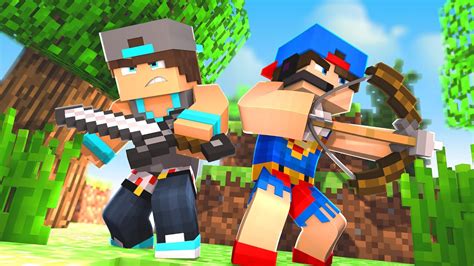 Minecraft DUPLA PERFEITA Sky Wars YouTube