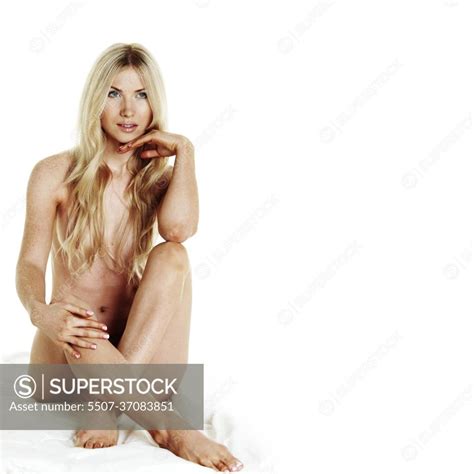 Nude Woman On White SuperStock